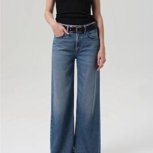Citizens of Humanity Paloma Baggy Jeans In Jete Size 26 NWOT Full Length Wide